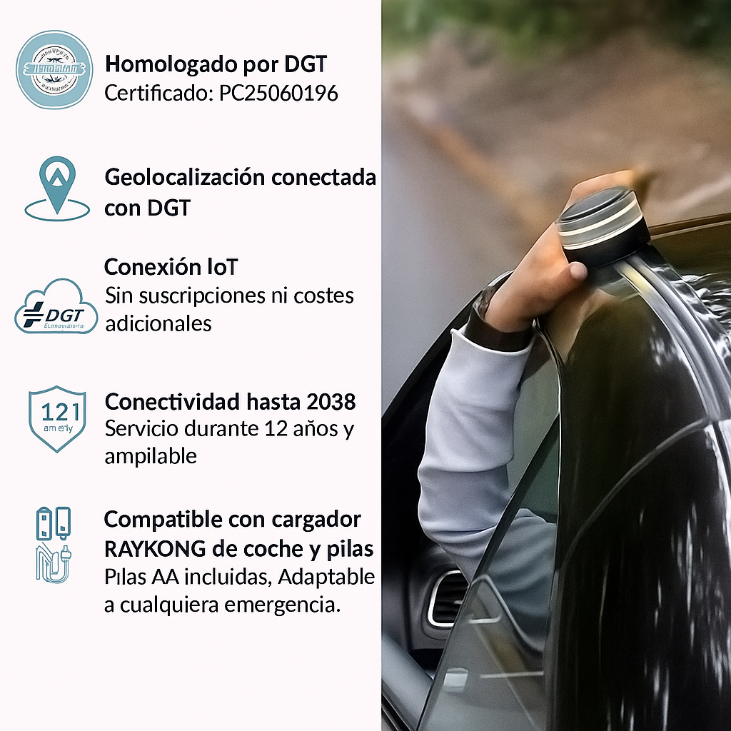 Baliza V16 Geolocalización DGT 3.0