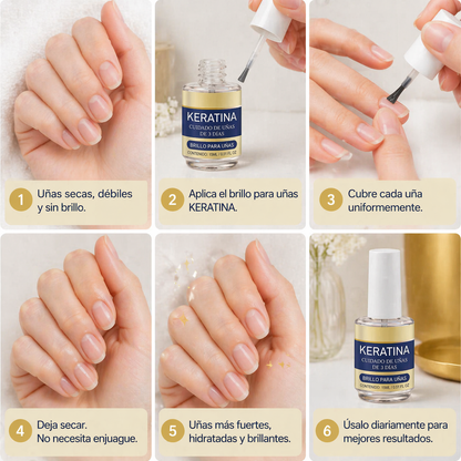 Serum reparador de uñas