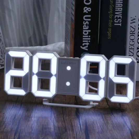Reloj Digital LED 3D – Diseño Moderno y Colores Vibrantes