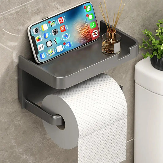 Soporte de Papel Higiénico Elegante y Funcional - Diseño Moderno para tu Baño