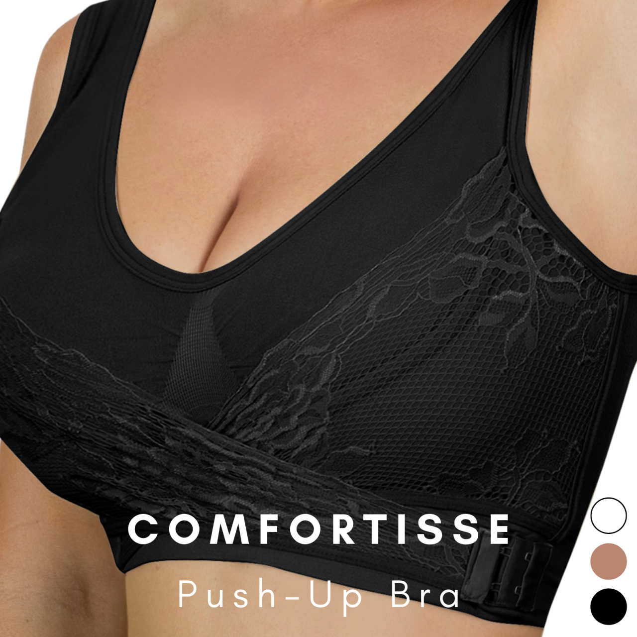 Sujetador Push Up Sin Costuras
